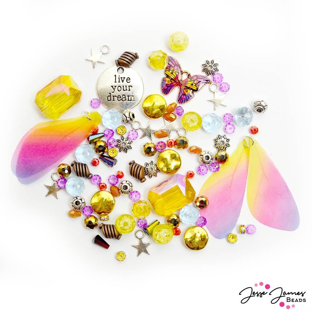 Bracelet Maker Bead Bundle in Butterflies at Dusk - Jesse James Beads