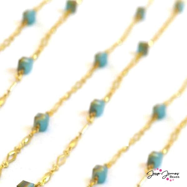 Beaded Chain Sandy Shores Turquoise