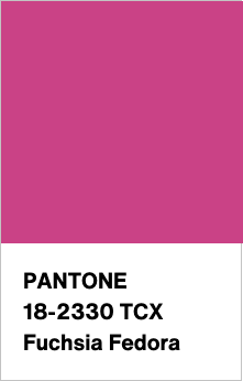 Pantone Bead Strand in Fuchsia Fedora