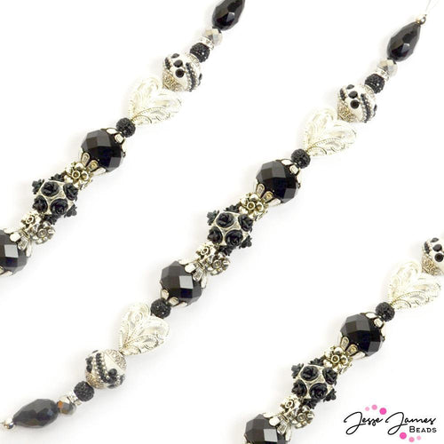 Bead Strand in Gothic Roses