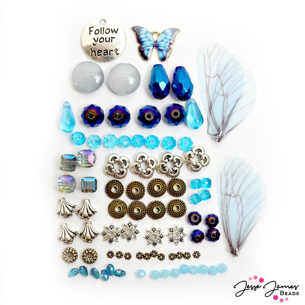 Butterfly Bead Mix in Follow Your Heart