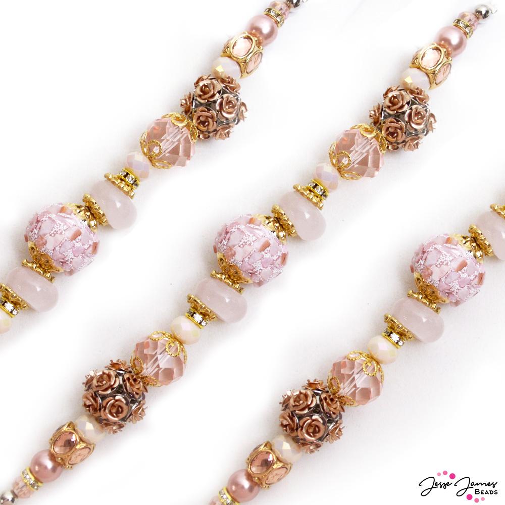 Pantone Bead Strand in Pale Rosette